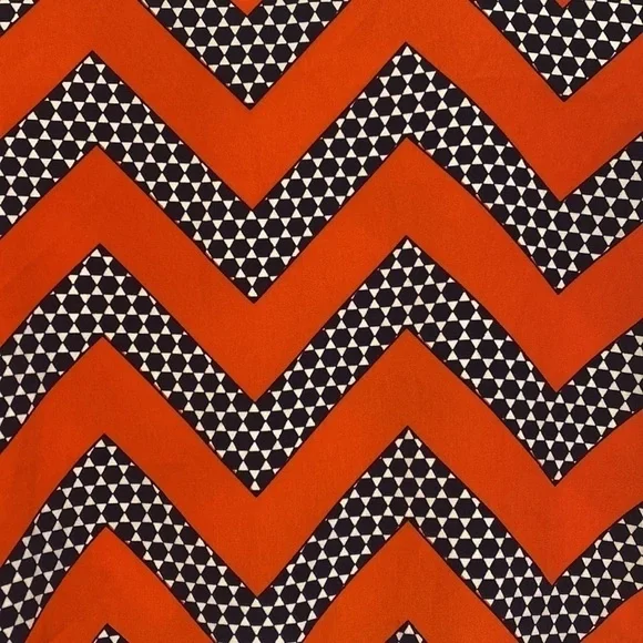 ELLIE Crisscross Back Red printed Blouse | Size small - Picture 5 of 12